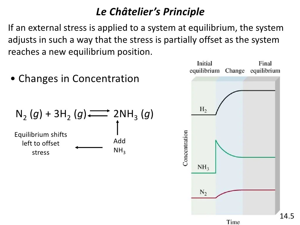 Le chatelier's principle worksheet with answers